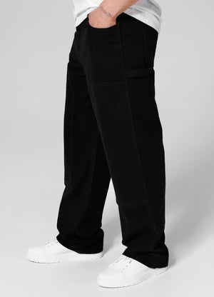 DOGWOOD Schwarze Baggy-Hose