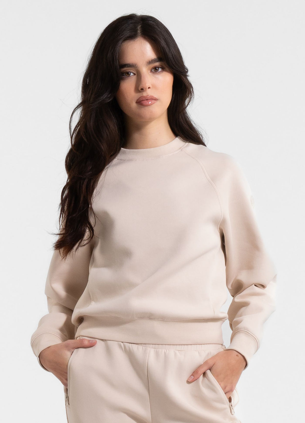 Women's sweatshirt Discovery - Sand