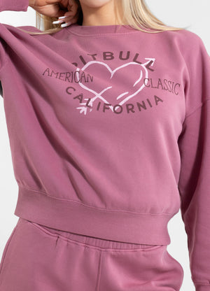 Women's sweatshirt Washed MANZANITA HEART