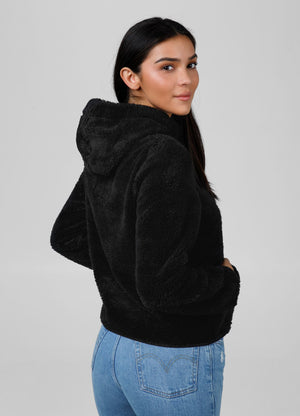 Frauen Hoodie Aragona - Schwarz