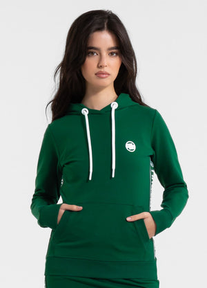 Women's hoodie LA CANADA - Dark green