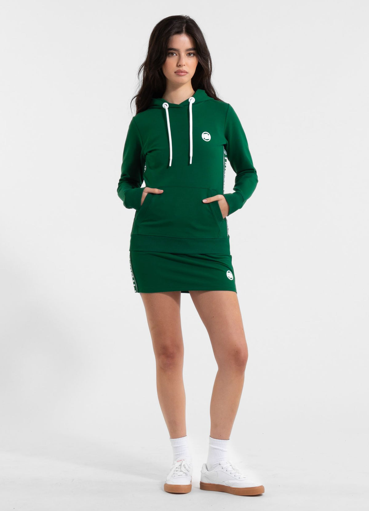 Women's hoodie LA CANADA - Dark green