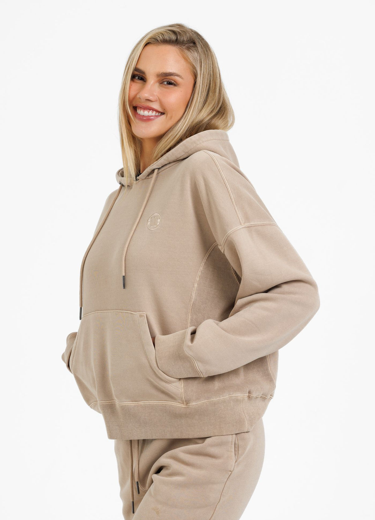 Women's hoodie Washed Manzanita - Pink