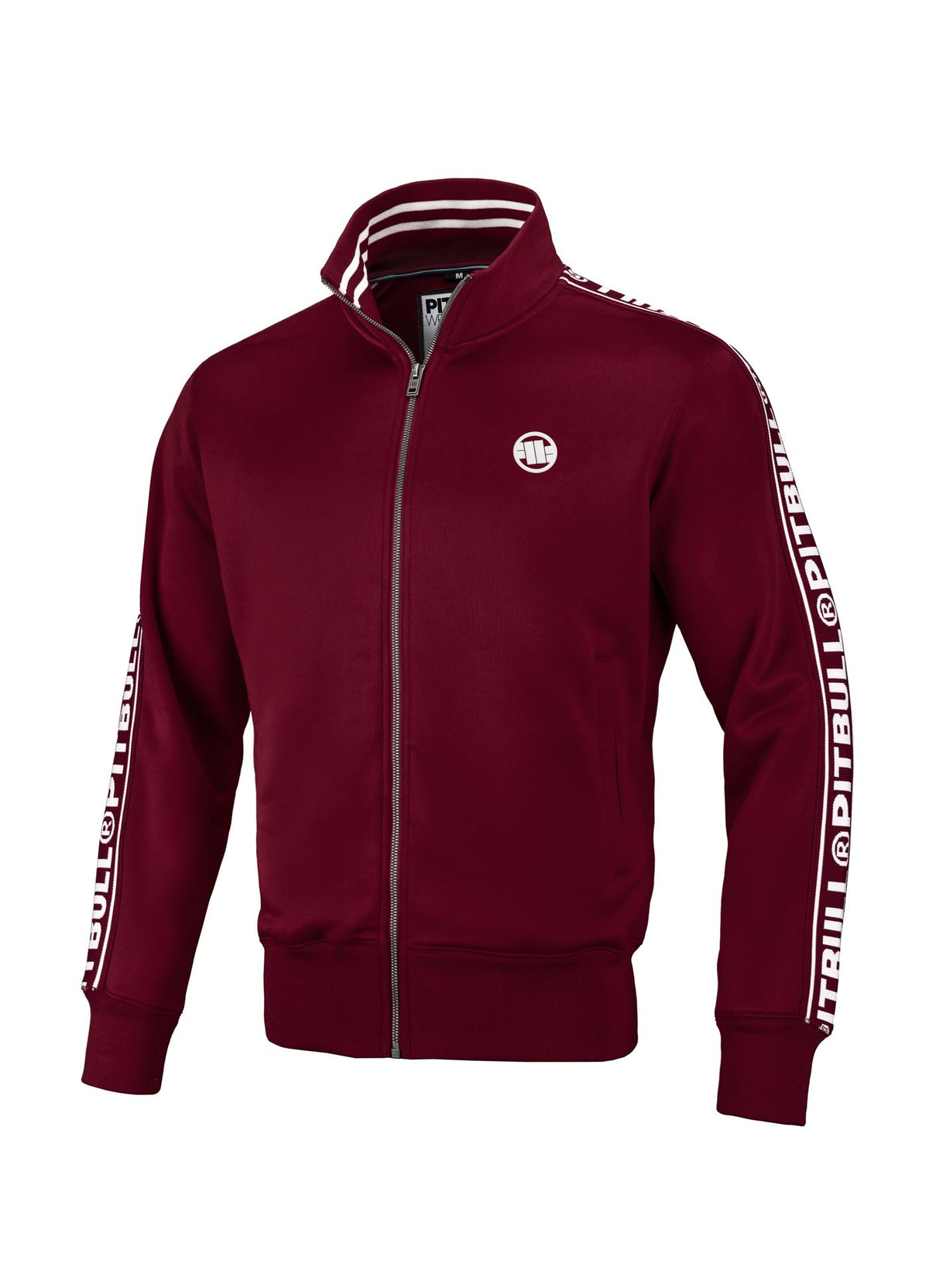 Trainingsjacke Oldschool Tape Logo - Burgundy