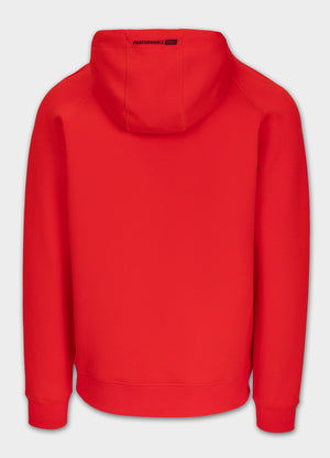 Men's Zip-up hoodie DOGWOOD - Fluo red