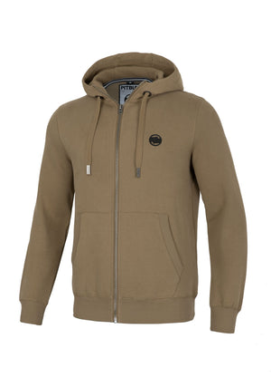 HILLTOP 23 Coyote Brown Kapuzenpullover mit Reißverschluss