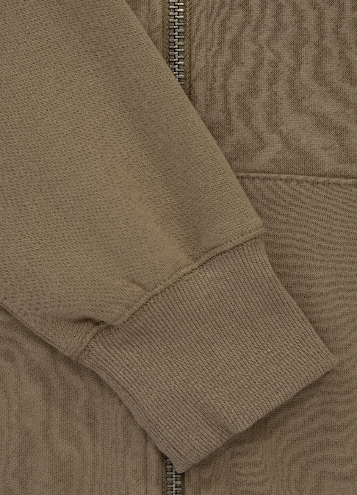 HILLTOP 23 Coyote Brown Kapuzenpullover mit Reißverschluss