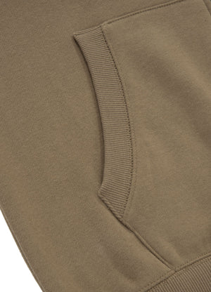 HILLTOP 23 Coyote Brown Kapuzenpullover mit Reißverschluss