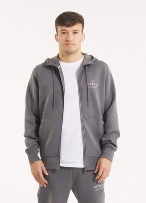 Men's Zip-up hoodie SAMPSON - Graphite