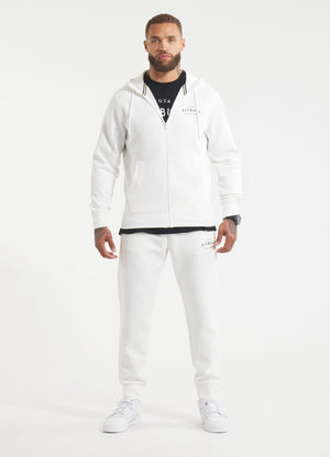 Men's Zip-up hoodie SAMPSON - Offwhite