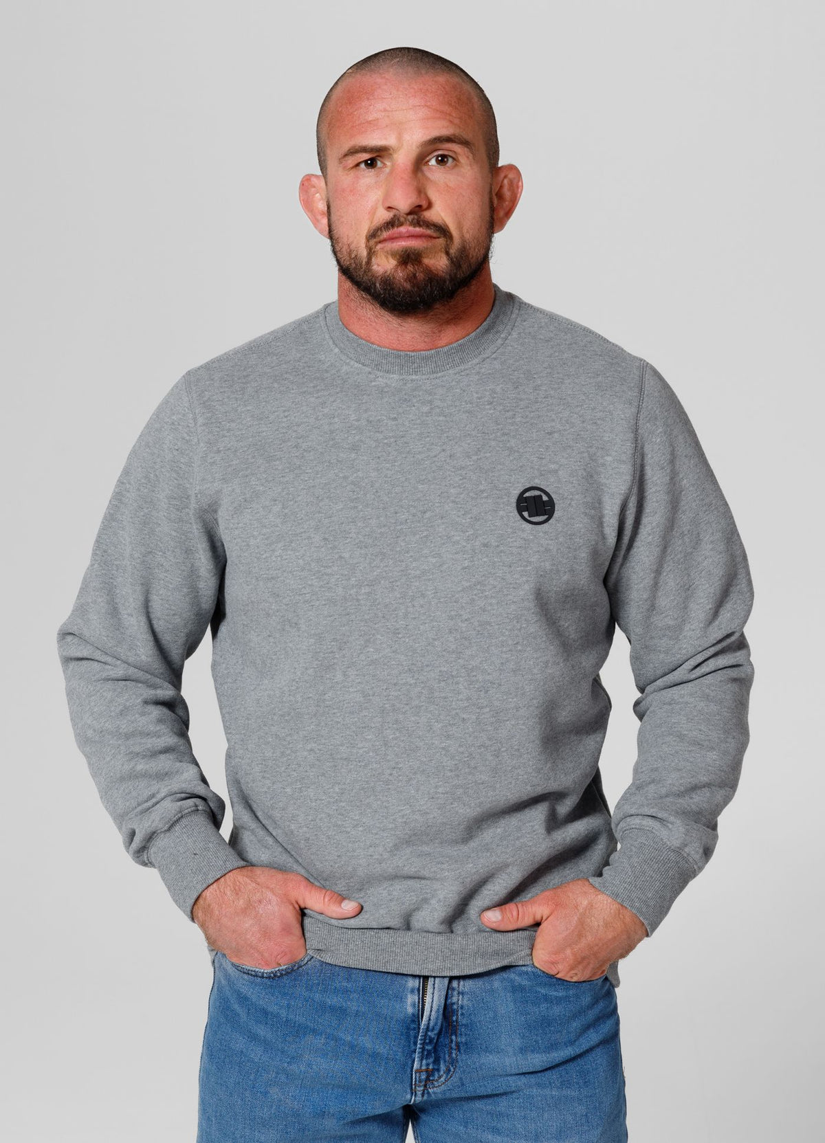 Sweatshirt Small Logo - Dunkelgrau