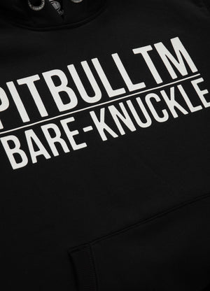 BARE KNUCKLE Schwarzer Kapuzenpullover