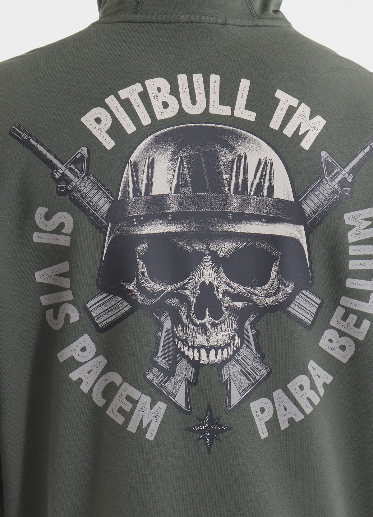 Men's Hoodie PARA BELLUM - Green