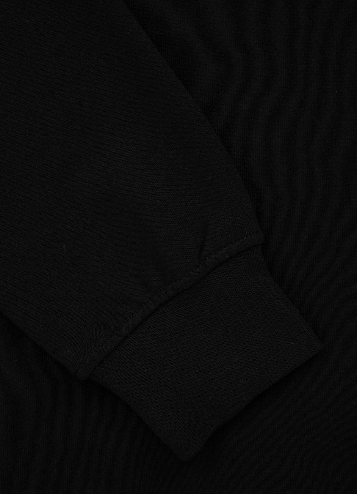 BLACK BRAND Schwarzer Kapuzenpullover