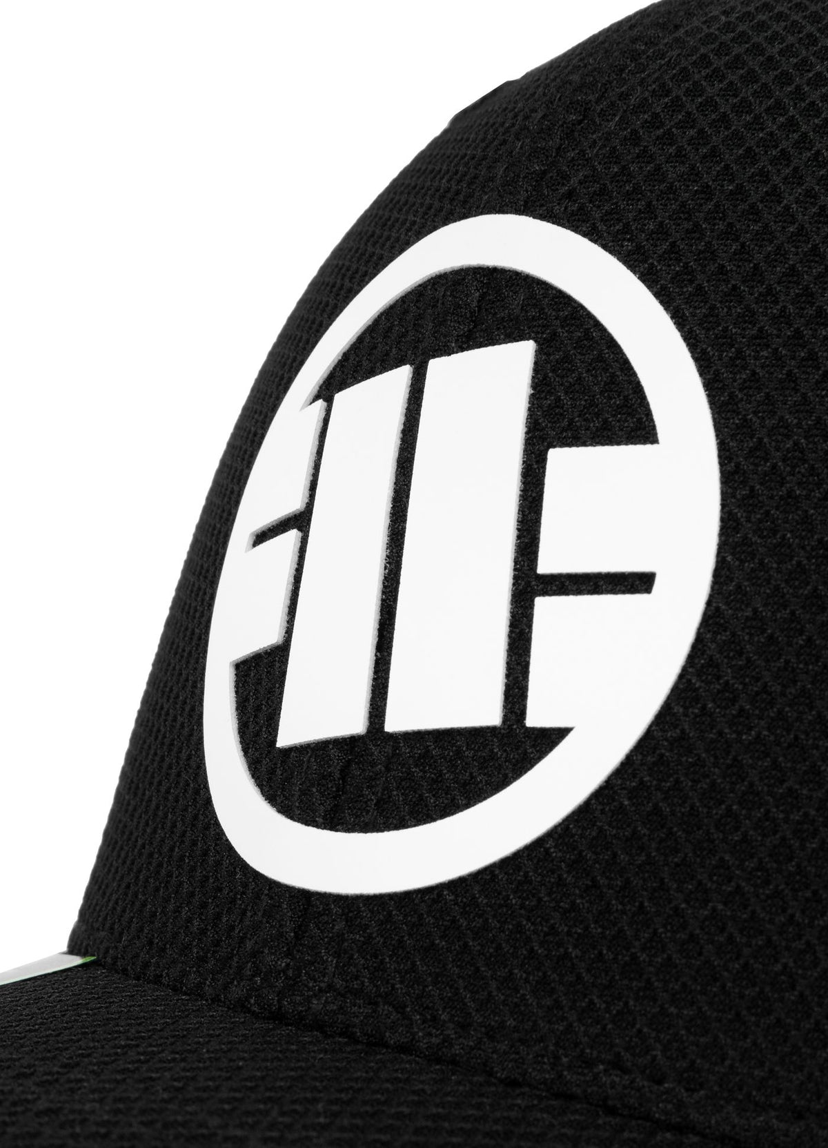 Logo-Hybrid-Snapback in Schwarz