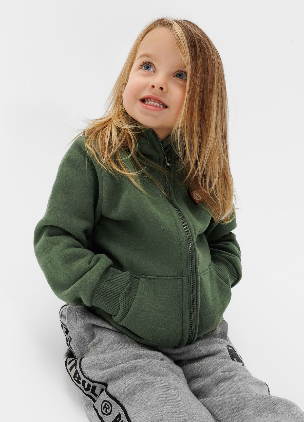 Kinder Zip Hoodie HILLTOP JUNIOR Olive