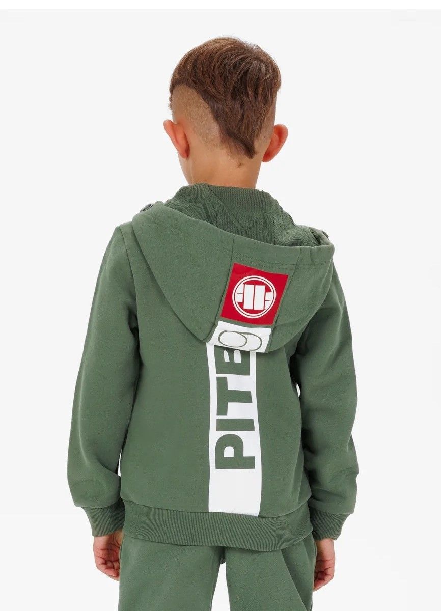 Kinder Zip Hoodie HILLTOP JUNIOR Olive