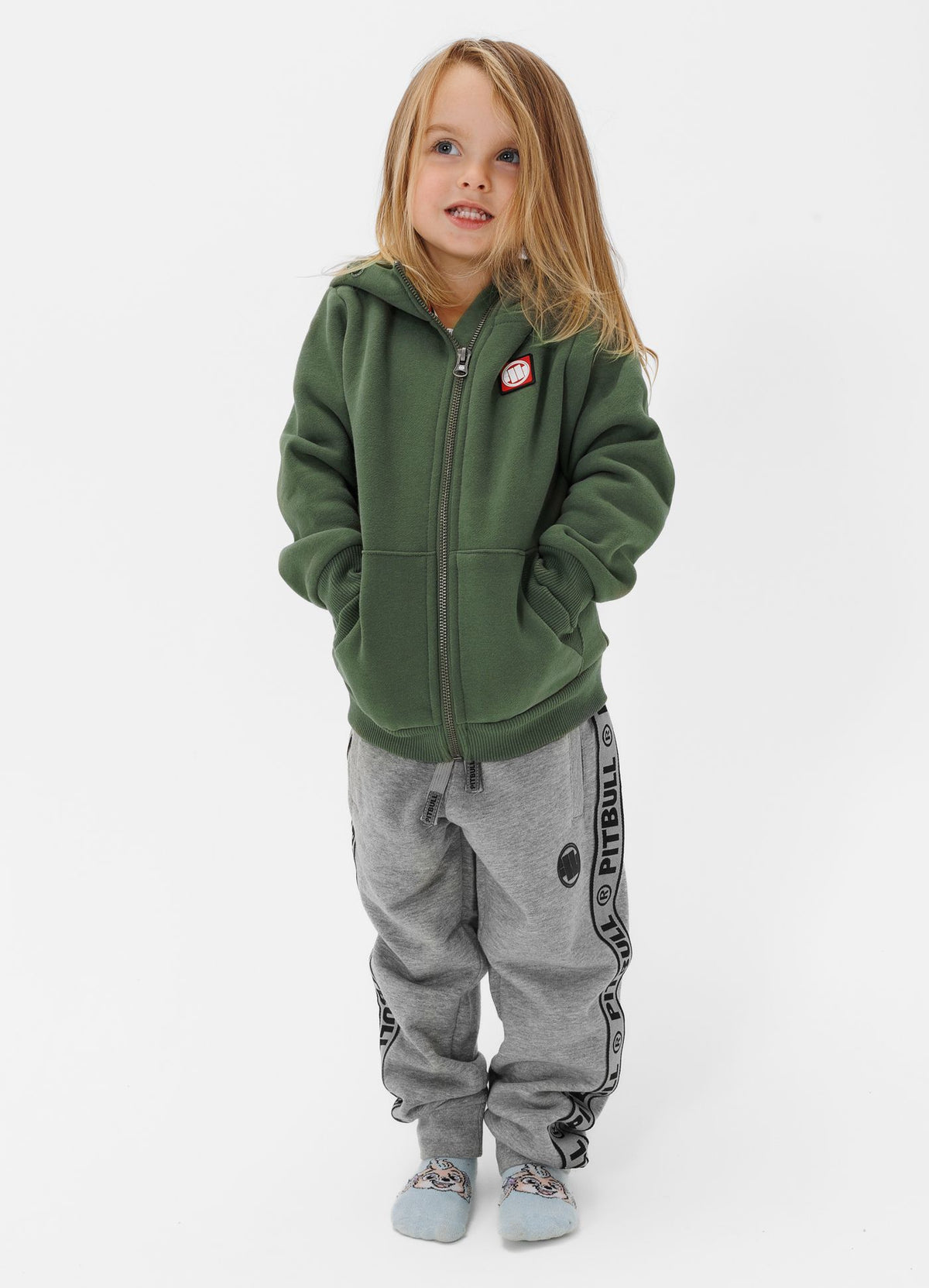 Kinder Zip Hoodie HILLTOP JUNIOR Olive