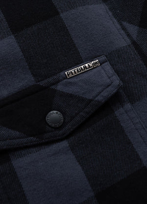 PIONEER Grau/Schwarzes Kapuzen-Overshirt