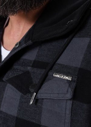 Hooded Padded Flannel Shirt Pioneer