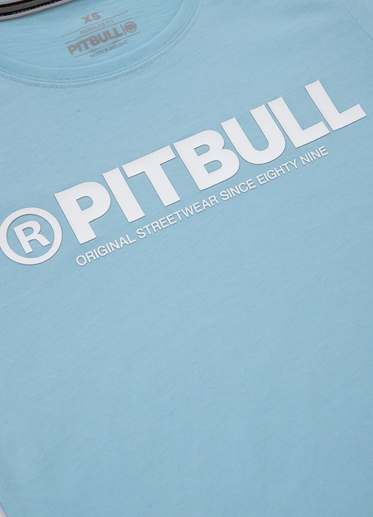 PITBULL R Hellblaues T-Shirt