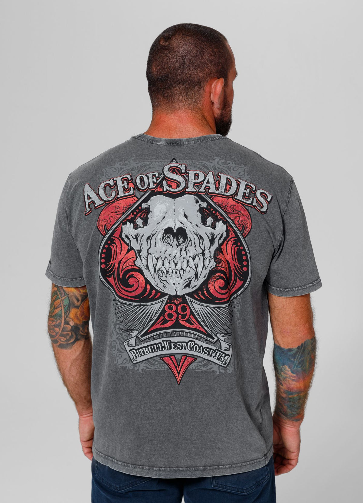 T-Shirt „ACE OF SPADES 2“ in Graphit