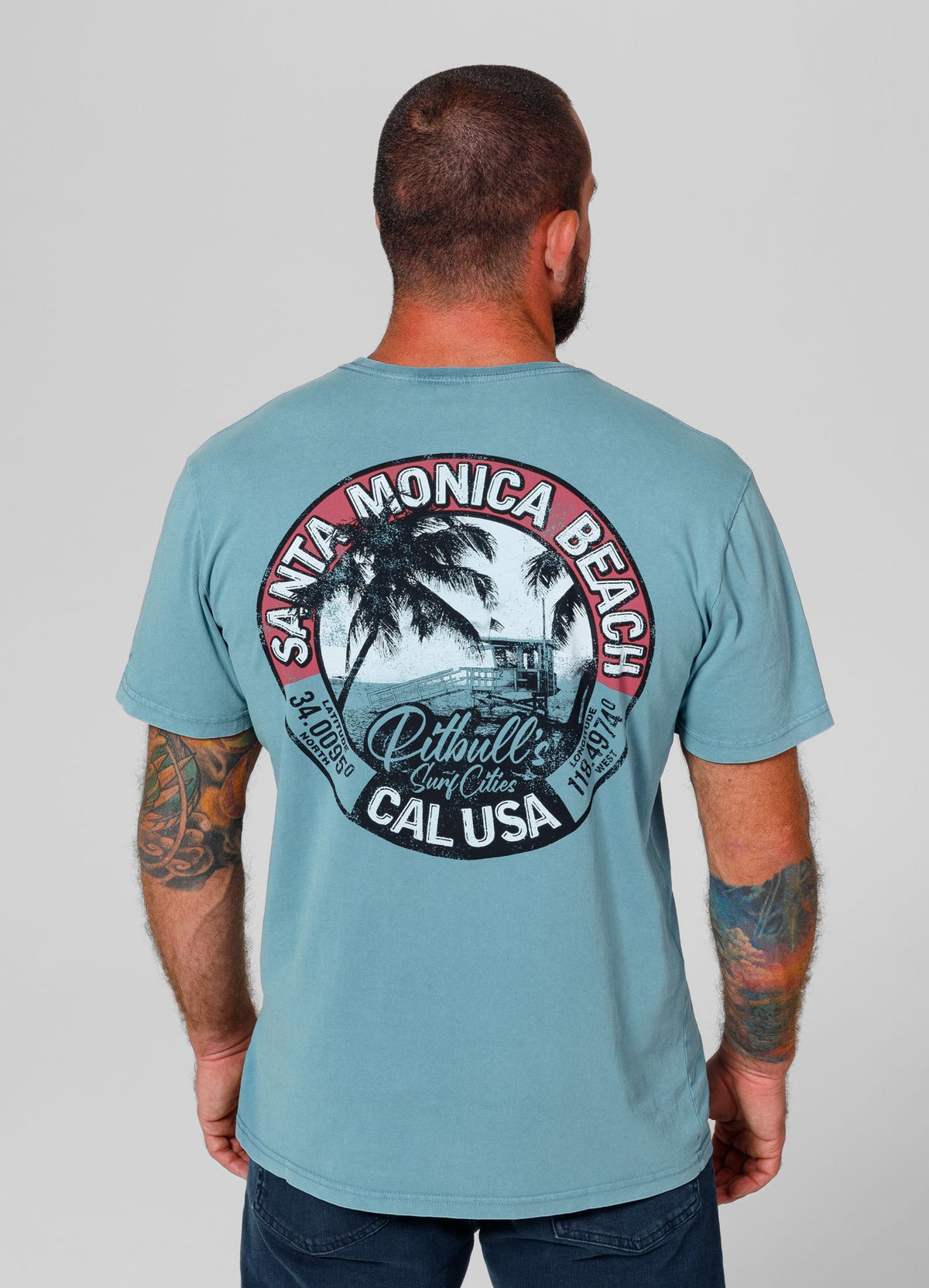 OCEANSIDE Hellblaues T-Shirt