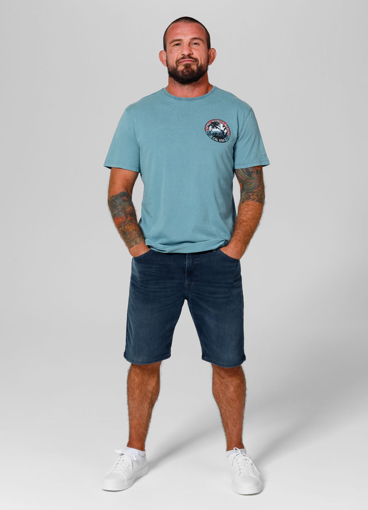 OCEANSIDE Hellblaues T-Shirt