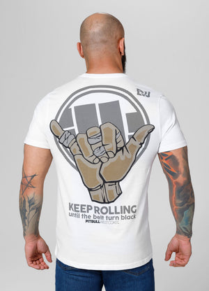 KEEP ROLLING Weißes T-Shirt