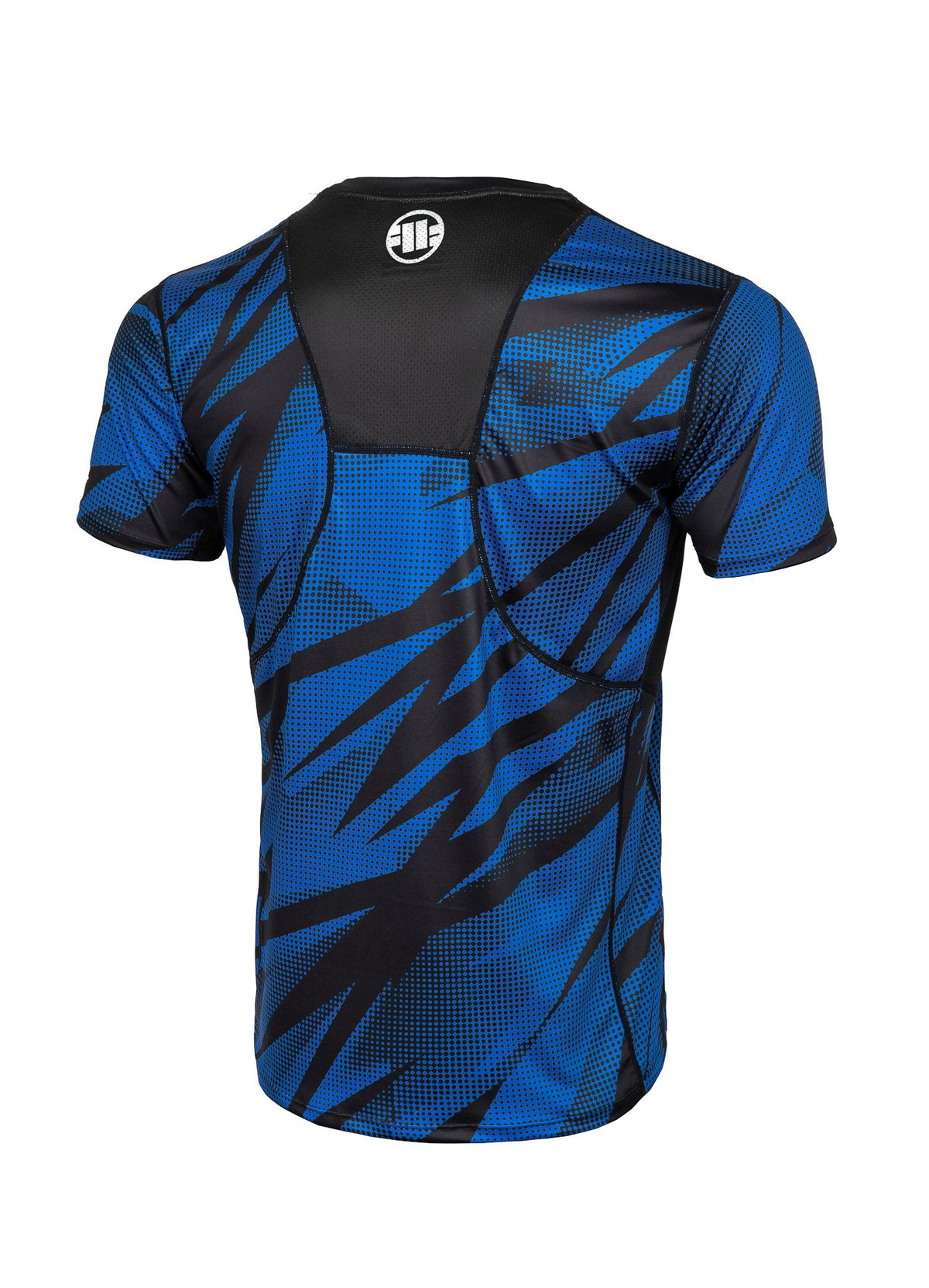 DOT CAMO 2 Blaues Sport-T-Shirt