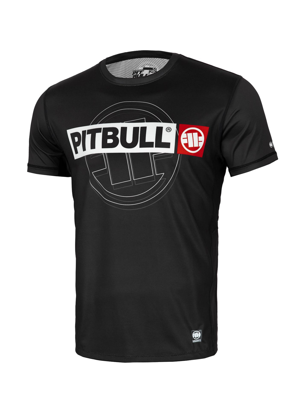 HILLTOP SPORTS Schwarzes Mesh-T-Shirt