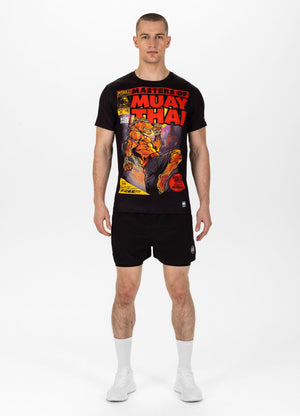 MASTERS OF MUAY THAI Schwarzes Mesh-T-Shirt