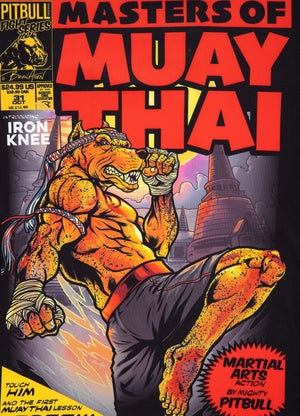 MASTERS OF MUAY THAI Schwarzes Mesh-T-Shirt