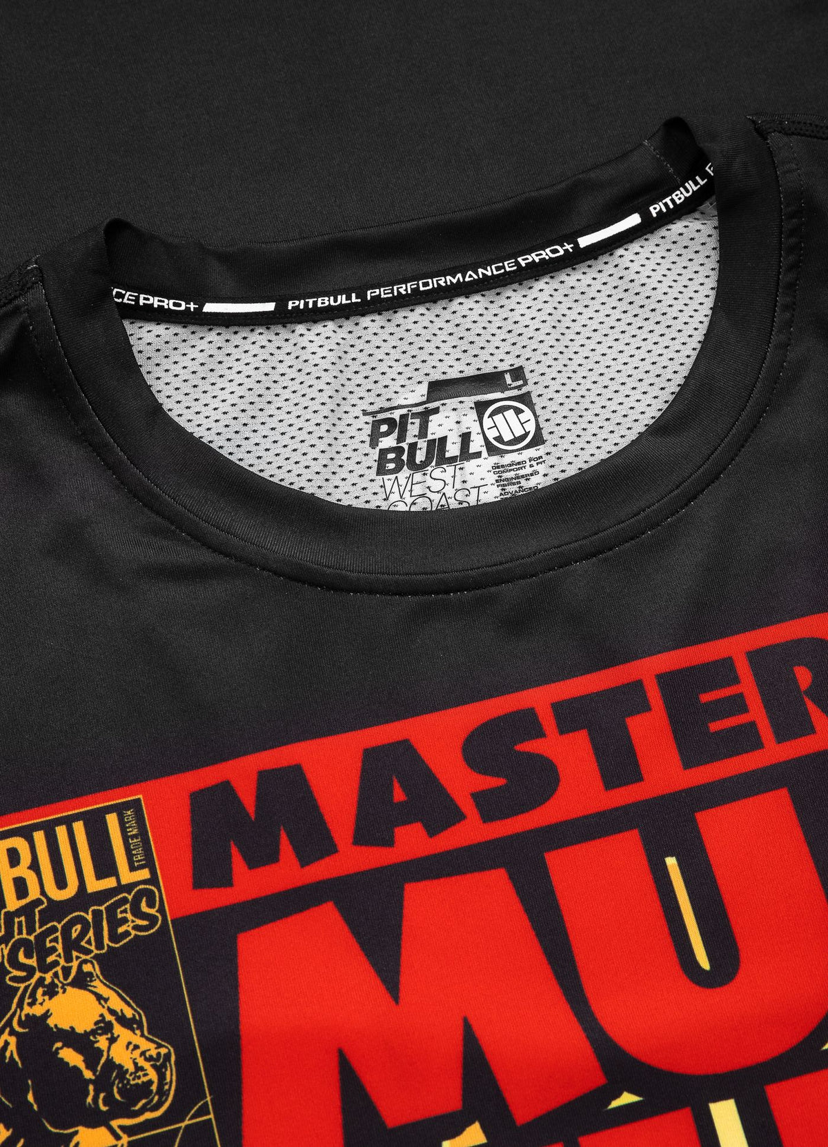 MASTERS OF MUAY THAI Schwarzes Mesh-T-Shirt