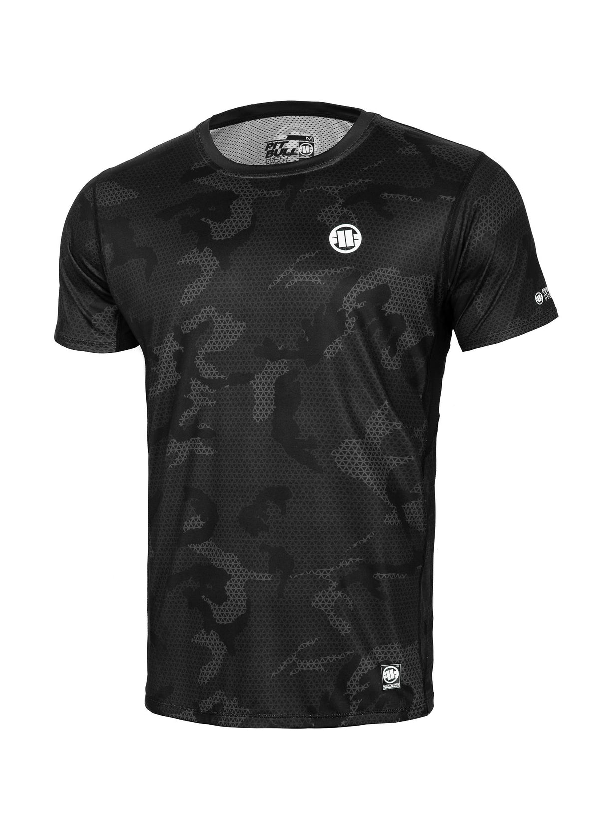 NET CAMO NEW LOGO 2 All Black Camo Mesh T-Shirt