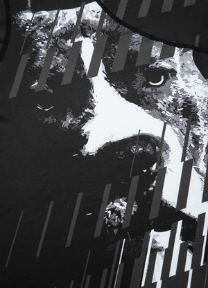 STREET DOG Schwarzes Mesh-T-Shirt