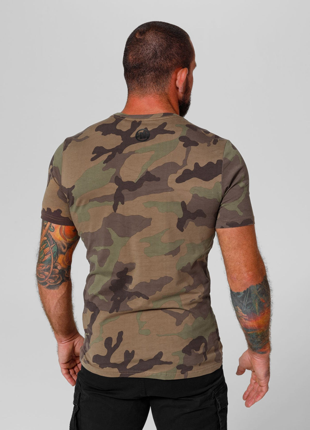 CLASSIC BOXING – Slim Fit-T-Shirt mit Camouflage-Muster