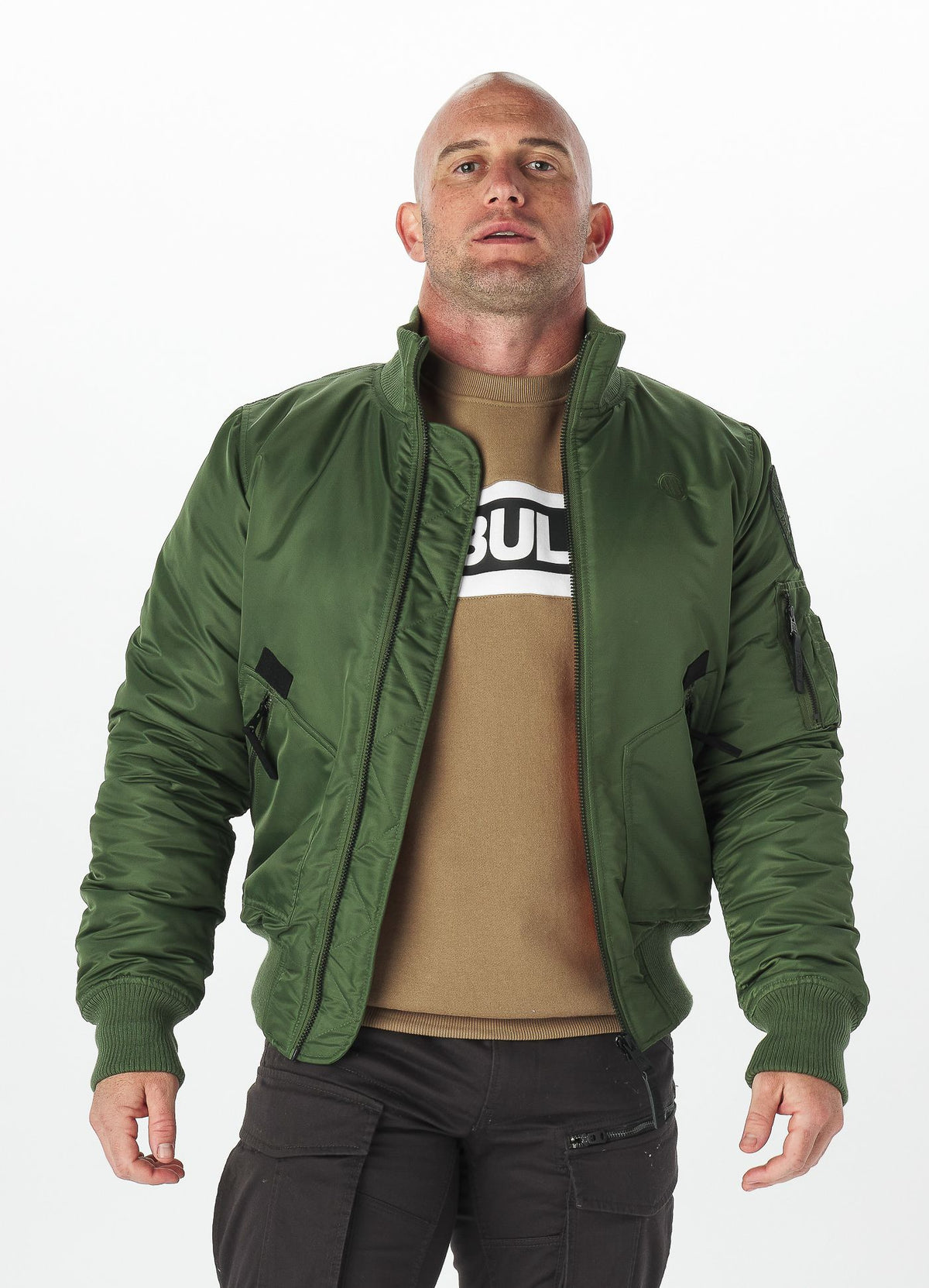 Wattierte Herrenjacke Centurion Olive 