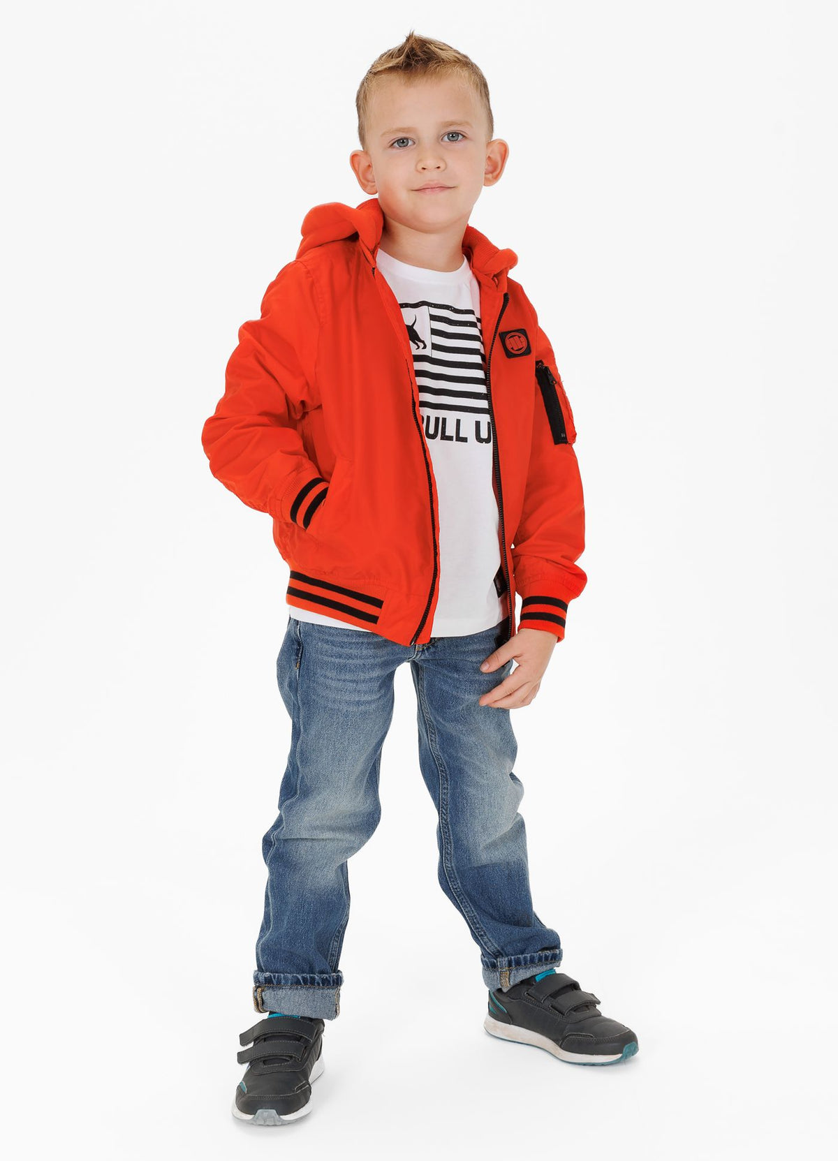 Kinderjacke NIMITZ JUNIOR Flammenrot