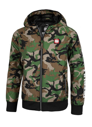 ATHLETIC SLEEVE Camo-Jacke für Kinder