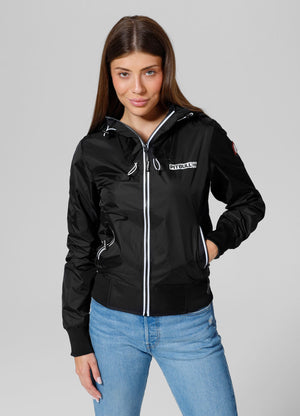 AARICIA HILLTOP schwarze Kapuzenjacke