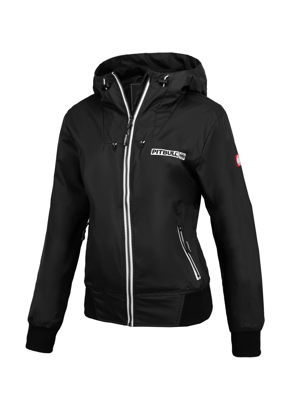 AARICIA HILLTOP schwarze Kapuzenjacke