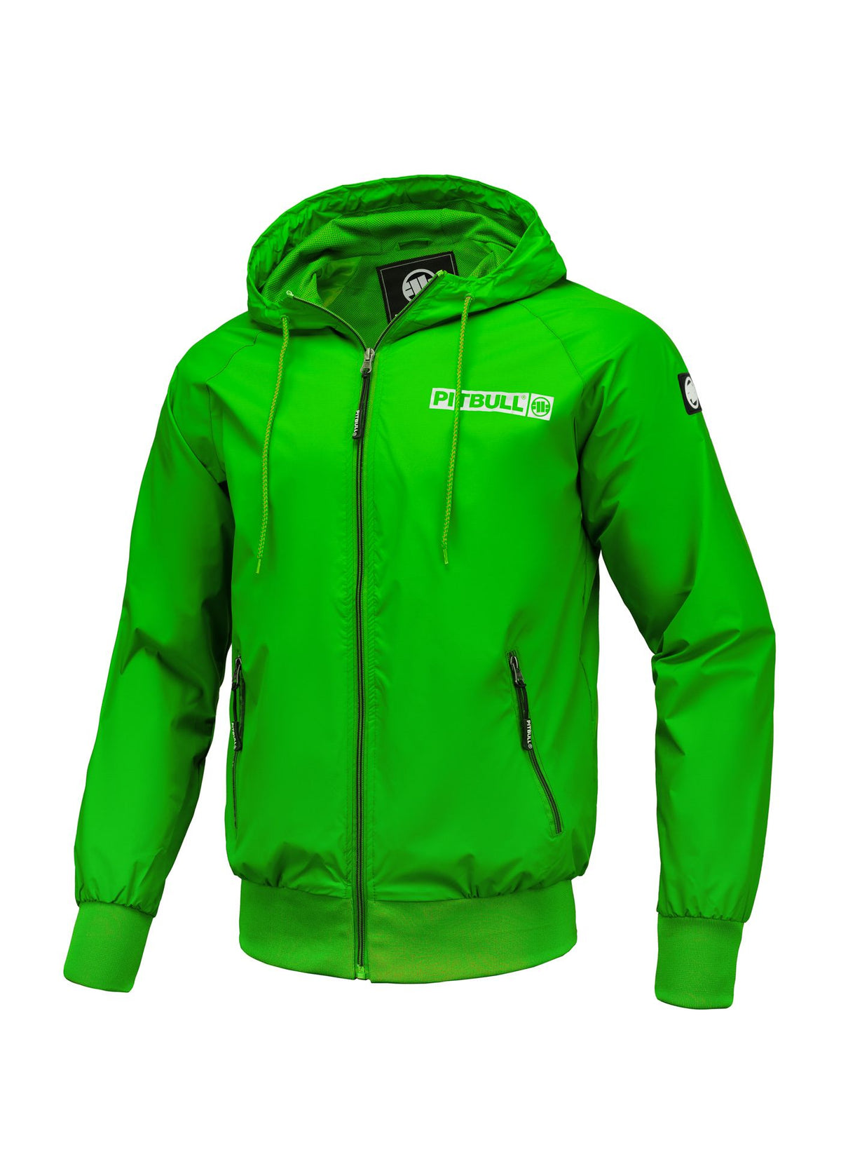 Grüne Jacke mit ATHLETIC-LOGO