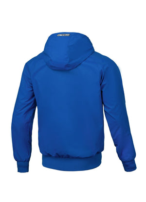 Königsblaue Jacke mit ATHLETIC-LOGO