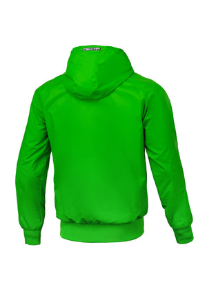 Grüne Jacke mit ATHLETIC-LOGO