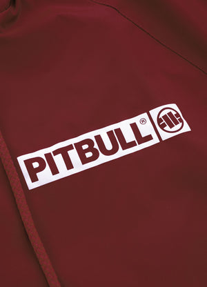 Burgunderrote Jacke mit ATHLETIC-LOGO