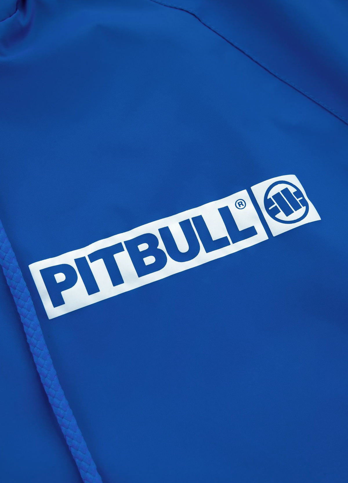 Königsblaue Jacke mit ATHLETIC-LOGO