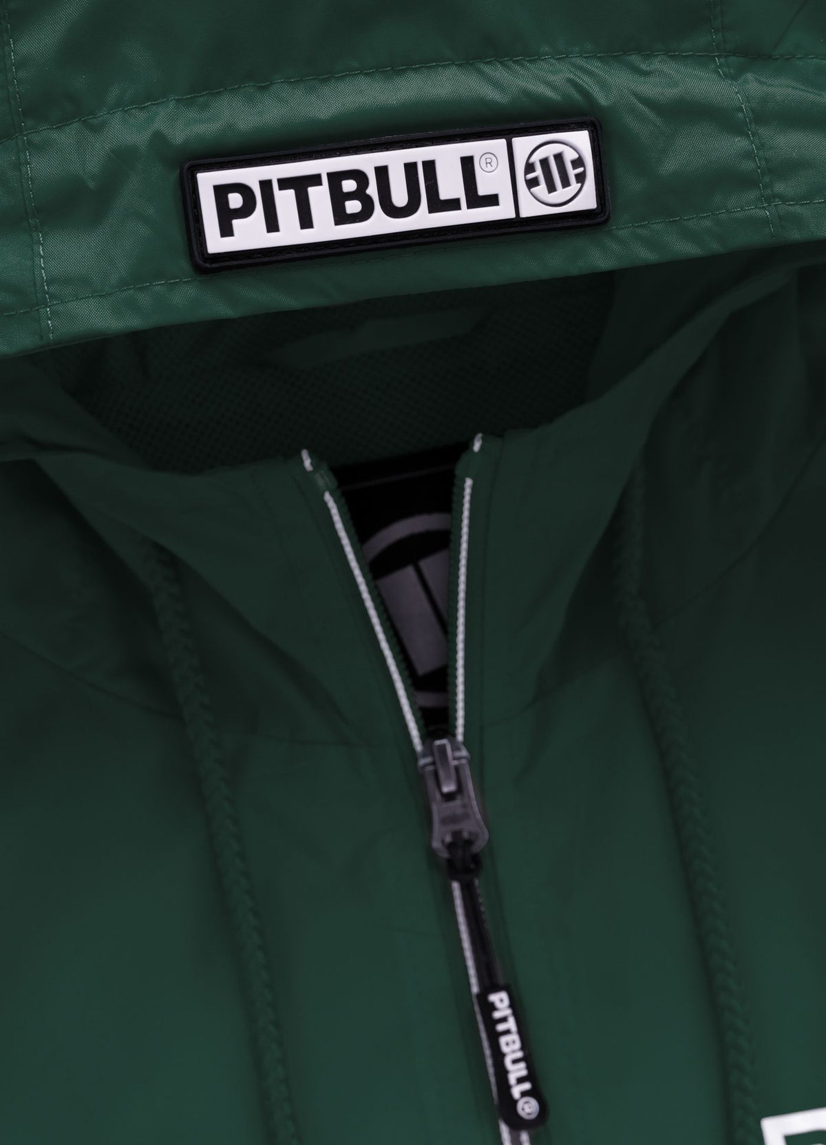 Dunkelgrüne Jacke mit ATHLETIC-LOGO