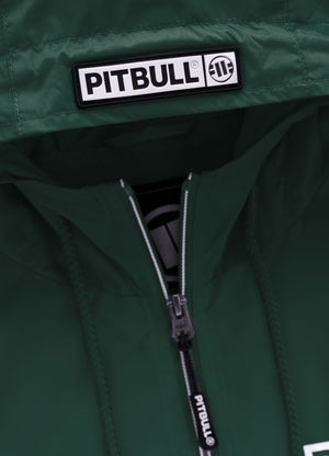 Dunkelgrüne Jacke mit ATHLETIC-LOGO