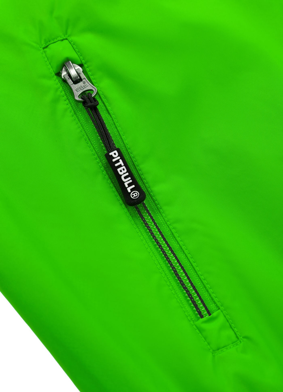 Grüne Jacke mit ATHLETIC-LOGO